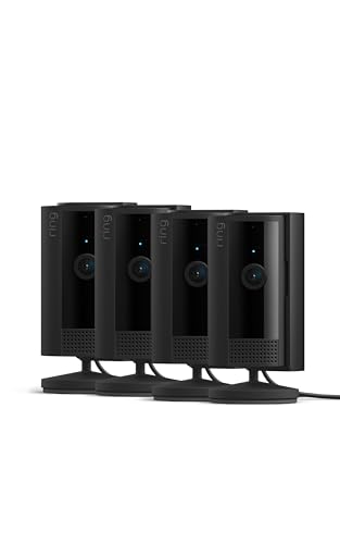 Image of Ring Indoor Camera (2nd Gen) | Plug-In Pet Security Camera | 1080p HD, Two-Way Talk, Wifi, Privacy Cover, DIY, alternative to CCTV system | 30-day free trial of Ring Subscription | 4 Cameras