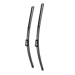 TECART 2 pcs Wiper Blades Replacement Fit for VW AMAROK 2012 TRANSPORTER T5/T6 Original Equipment Windshield Wiper Blades Set 24"+24",Driver front,All-Weather Beam Wiper Blades Black