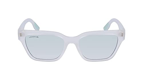 Lacoste Women's Sunglasses L6002S - Matte Crystal with Gradient Green Flash Lens