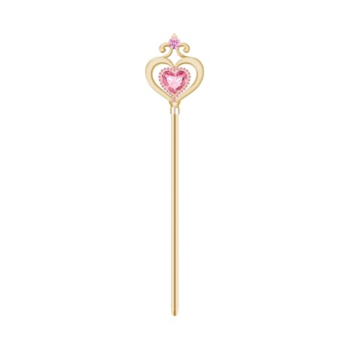 Chargol Angel Scepter Wand Princess Costume Wand (Gold-Pink)