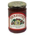 TRAPPIST PRESERVE RHUBARB-STRWBRY, 12 OZ
