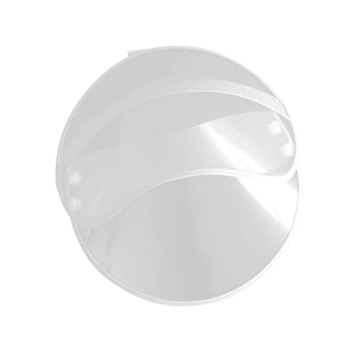 Fonowx Chubasquero con ala transparente, chubasquero, visera, protector facial para capó de lluvia, chaqueta impermeable