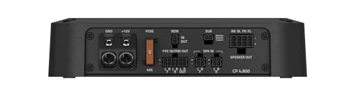 Wzmacniacz samochodowy Hertz Cento CP 4.800 czterokanałowy, 4×190 W przy 2 Ω, obudowa z odlewu aluminiowego, filtry zwrotnicy, pasmo przenoszenia 10 Hz – 41 kHz