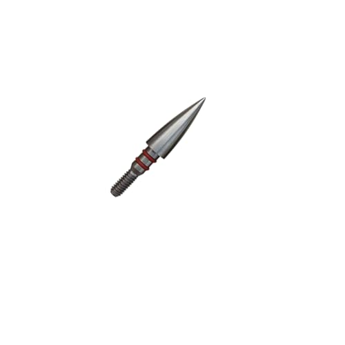 100/125/150/200 Grains Archery Field Points Practice Field Tips, Stainless Steel Archery Target Practice Hunting Arrow Tip for Recurve, Compound Bow Crossbow, Screw in Broadheads (5/16″-100grains)