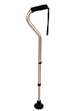 KMINA - Baston extensible para mayores, Bastones para ancianos, Bastones personas mayores con base, Baston hombre y mujer, COMFORT Bronce