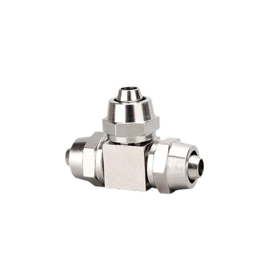 Accesorio neumático de latón de rosca rápida para reparar circuitos de 12mm