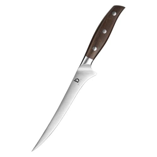 BAZIL 7-Inch Fillet Knife for Fish and Meat –...