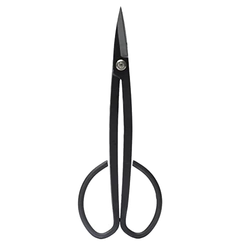 TOOLSGO Bonsai Scissors Stainless Steel High Hardness Garden Scissors for Garden Courtyard Lawn Potted Maintaining