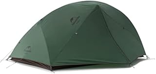 Naturehike Star River ultralekki namiot kempingowy dla 2 osób, tkanina silikonowa, dwuwarstwowy drążek aluminiowy, wodoszczelny namiot chroniący przed owadami, do aktywności na świeżym powietrzu,