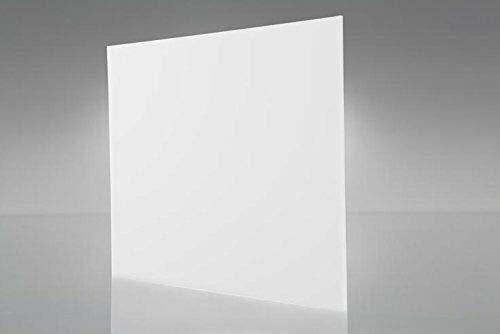 Acrylic Plexiglass White Transparent Plastic Sheet 0.125” - 1/8 x 24 x 48” Color #7328