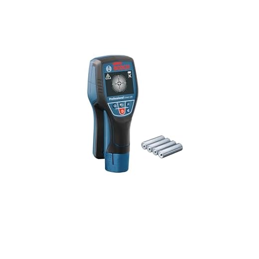 Bosch Professional Detector de pared D-tect 120 (4 baterías AA x 1,5 V, profundidad máx. 120 mm, en caja)