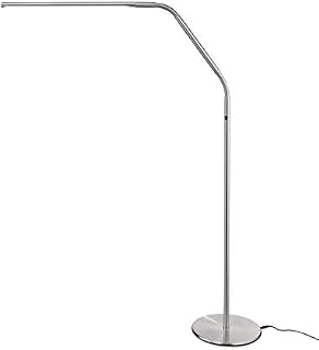 Daylight Company D35118 The - Slimline 3 Floor Lamp, Brushed Steel