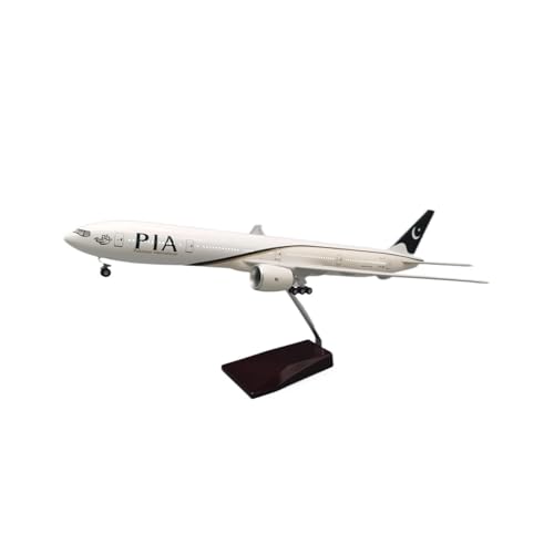 Modelo B777 Pakistán PIA 1/150: avión de resina fundido a presión para coleccionistas