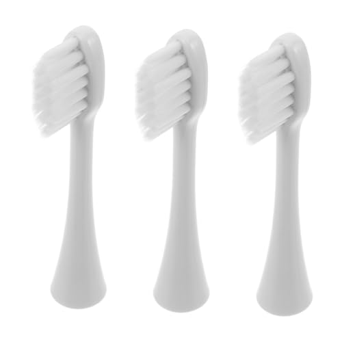 Baluue 3pcs Replacement Heads Toothbrush Replacement Brush Heads for Electric Toothbrush Gentle Cleaning Soft Brush Set