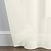Pairs to Go Victoria Voile Modern Sheer Rod Pocket Window Curtains for Living Room (2 Panels), 59 x 84 in, Ivory