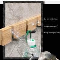 Coat Hooks Wall-Mounted Stainless Steel Wall-Mounted Hanger Stainless Steel Wall-Mounted Hanger Heavy-Duty Clothes hat Rack (White 2 Hooks)