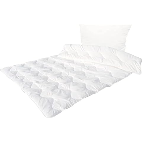Cosima Bettenset Ganzjahresdecke Steppbettdecke 135 x 200 cm Set inkl. Kopfkissen 80 x 80 cm 100% Polyester Cover