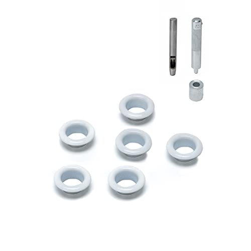 PURPLELILY Ojales de repuesto para equipaje, accesorios de botón, bolsa cruzada, ojales, herrajes, White, One Size