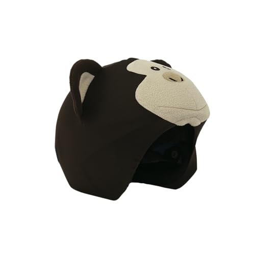 Couvre-casque singe COOLCASC avec oreilles 3D en tissu extensible - 2