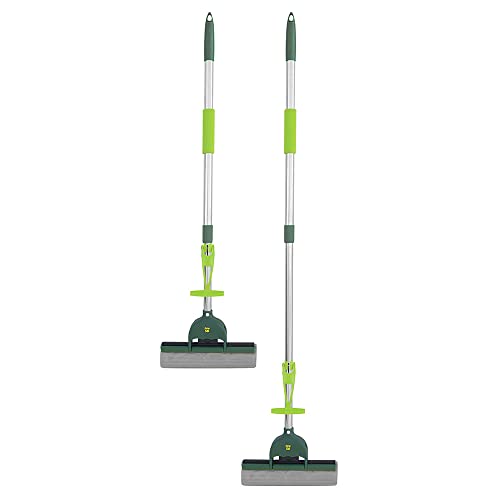 Pine-Sol Pva Sponge Roller Mop – Self Wringing Easy Squeeze For Wet Mopping | Telescoping Household Cleaning Tool For Tile, Laminate, Vinyl Floors | Extendable Metal Handle #TOP6