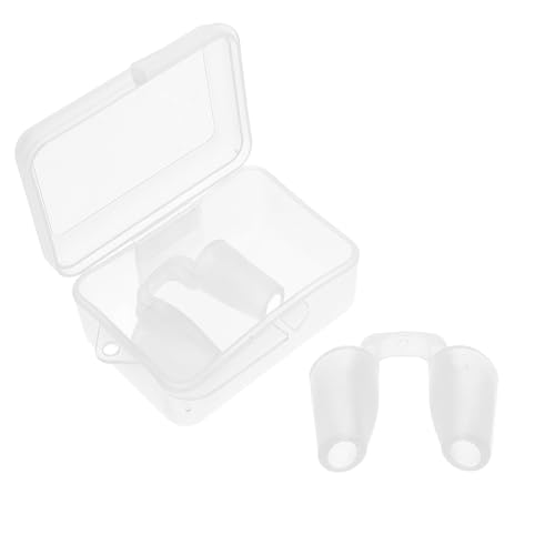 FOMIYES 2 unidades fijador de extensión nasal corrector de nariz pinza de nariz artículos para recuperación después de una cirugía nasal protector nasal para nariz rota gel de sílice transparente