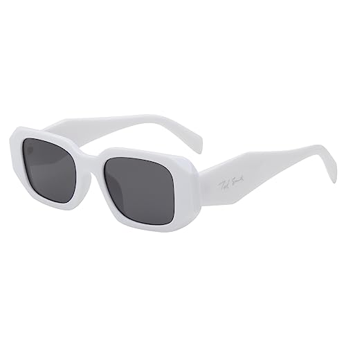 Image of Ted Smith Men's Women's UV Protection Acetate Square Sunglasses