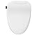 Bidet Toilet Seat - Smart Toilet Seat with Wireless Remote and Side Knob, Instant Warm Water & Air Dryer, Adjustable Heated Seat, Multiple Nozzle Modes (Elongated)
