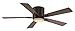 Trans Globe Lighting F-1017 ROB 52" 5 Blade Hugger Indoor DC Motor Ceiling Fan - Wall Control and LED Light Kit Included