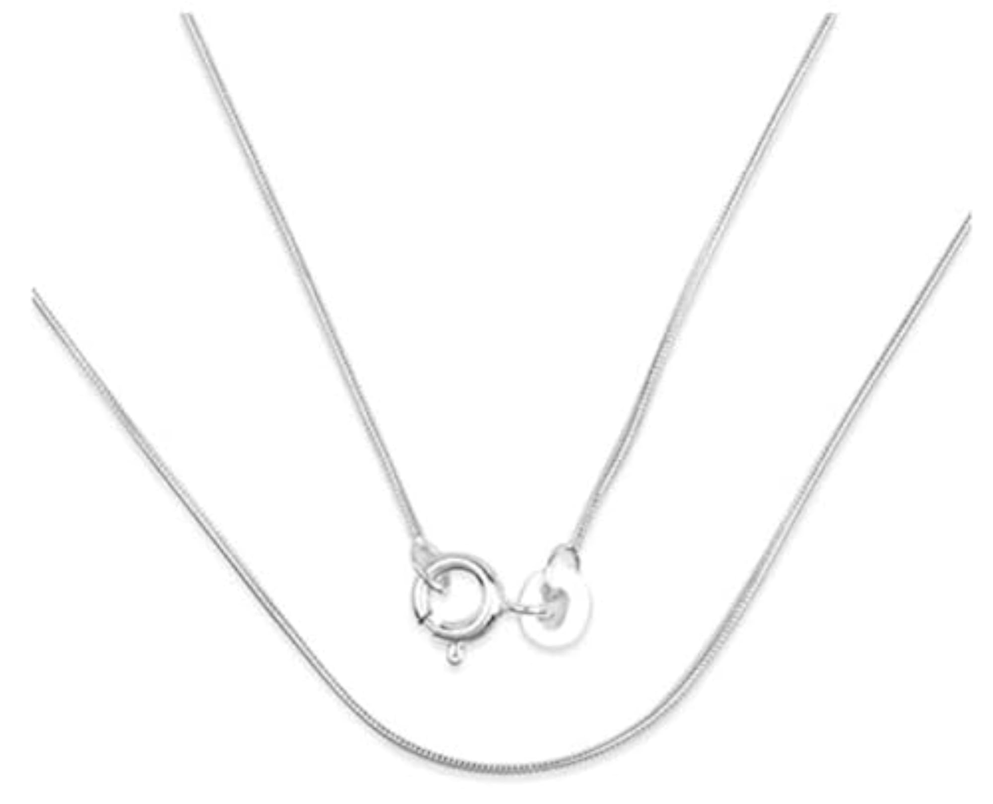 Anti-Tarnish 92.5 Sterling Silver Chain Necklace for Kids