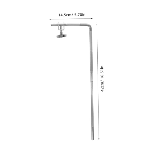 VICASKY Loud Bell Drum Cowbell Stand Mounting Clamp Drum Hardware for Live Performances and Practice Sessions miniatura 6