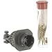 Itt Cannon Circular Connector Plug Size 16, 26 Position, Cable - KPSE01F16-26PY