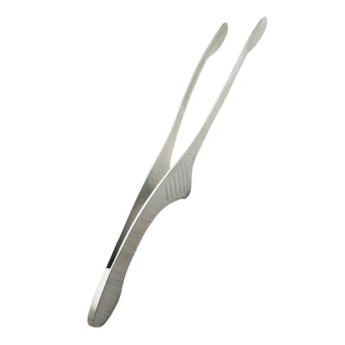 Garneck ステンレス製焼肉用グ 多機能ステーキクリップ キッチン調理器具 食材掴みやすい 設計 や家 業務用に適した耐熱グリップ付き