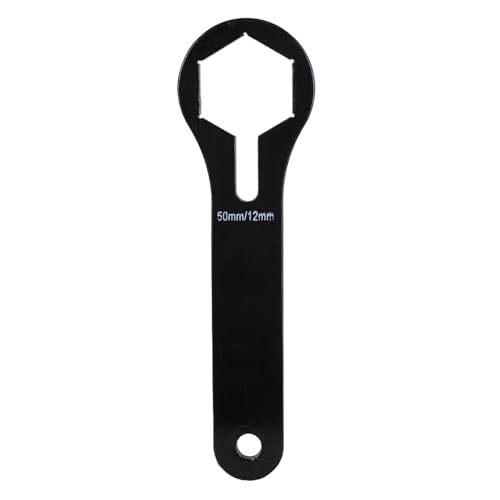 Mirweon Clé à capuchons de fourche de moto à double chambre pour moto de 49 mm, 50 mm, 46 mm, 8 points, outil de haute durabilité