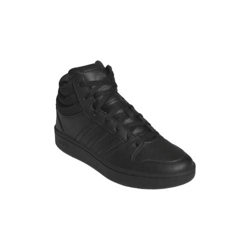 Image of adidas Mens Hoops Mid Classic Sneakers Shoes Casual - Black