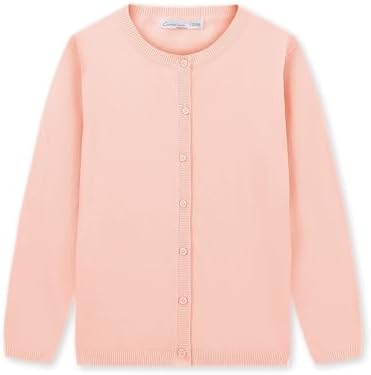 CUNYI Girl’s Crewneck Lightweight Button-up