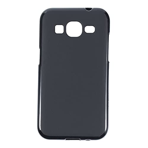 Shantime Soft Case Compatible with Samsung Galaxy Core Prime, Slim Shockproof Bumper Protective Back Cover, Anti-Scratch Flexible Shell, Grip-Friendly(Black)