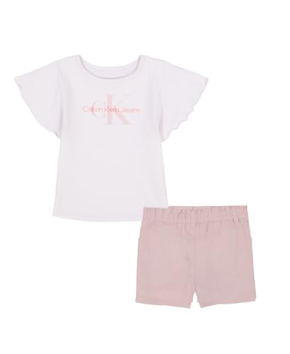 Calvin Klein baby-boys 2pc Short Set