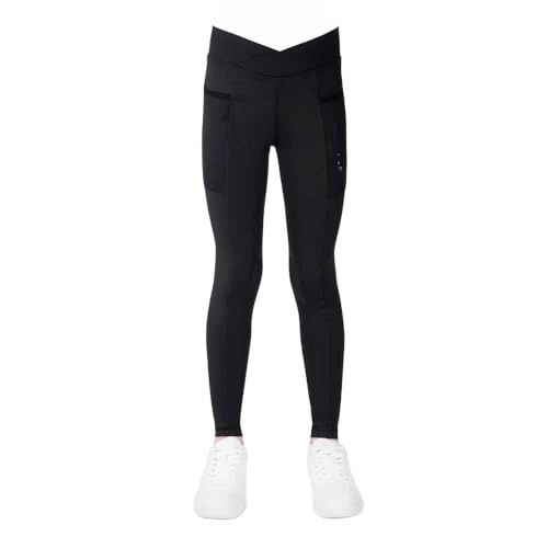 Leggings EQUITHEME Flora Junior para entrenamientos diarios de hípica a los 14 años