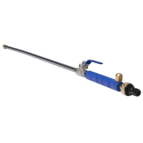 WERKA PRO Lance Haute Pression Polyvalente avec 2 Buses en Cuivre, Poignée Métallique Ergonomique, Jet Fin et Plat, Idéale pour Nettoyage de Voitures et Terrasses, 78...