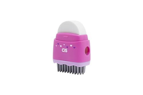 CIS Apontador+Borracha CRIATIC 490 - Rosa - Blister com 1 unidade