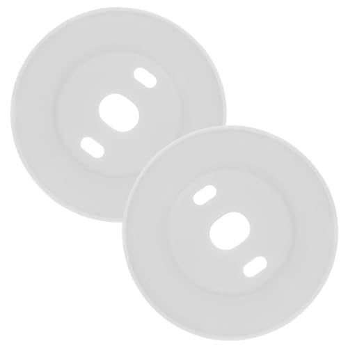 EXHUMKY 2 piezas de Pared para Termostato Kit de Recorte de Compatible con Nest Thermostat Protección para Control de Temperatura Instalación y Diseño Elegante para Hogar