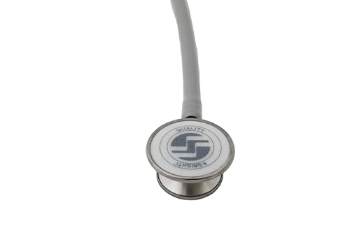 Image of THROB-SS|| VERSATILE ADULT AND PAEDIATRIC 2-SIDED CHEST PIECE|| ANODIZED ALUMINIUM HEADSET WITH COMFORTABLY ANGLED (Grey)