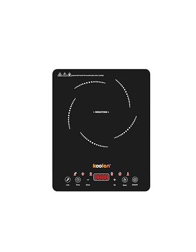 Koolen 2000W Digital Slim Induction Cooker Black
