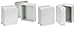 Hoffman RHJ1412WLG Raised Screw Cover, Enclosure, 15.32" x 13.30" x 8.19", Fiberglass