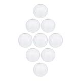 Lanito 提灯 白 無地 布提灯 布ちょうちん お盆 店舗提灯 9個セット 防水 日焼け止め 燈籠 屋外ランタン お盆飾り イベント お祭り 居酒屋/誕生日/結婚式/出店/DIY絵画/装飾用 (白 20cm)