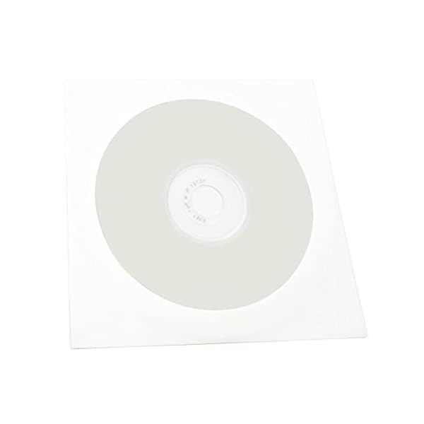 CD-R Rohlinge Silber Blank 80min/700MB Unbedruckt inkl. Papier CD Hüllen - 25er Pack – Bild 3