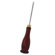 DIY Cotton Filling Tool 5mm Handheld Stuffing Tool for Doll Inner Cotton Labor Saving Wooden Handle Cotton Filler Leather Punch for Plush Doll Filling