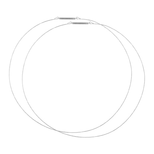 Happyyami 2pcs Stainless Steel Washer Door Seal Clamp Replacement Boot Spring Clamps for Washing Machine