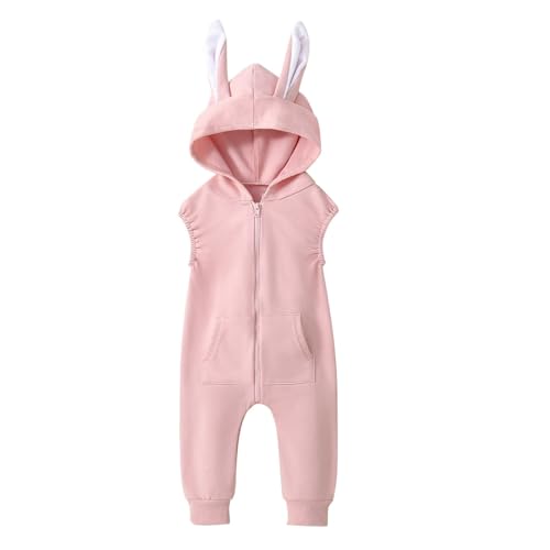 Tenue bébé fille avec barboteuse à capuche et fermeture éclair pratique