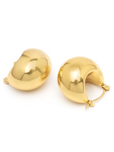 Image of Scintillare by Sukkhi Excellent Stainless Steel Round Hoop Earring Jewellery for Women & Girls|Anti Tarnish Jewellery|Gifts for Wife Girlfriend Mother Sister